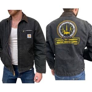 Men's Black Workwear Jacket